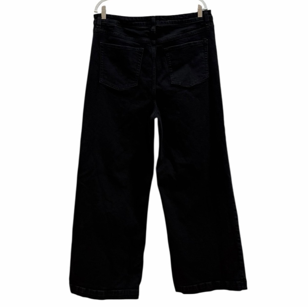 Reformation Bex Super Stretch High-Rise Wide Leg 
Black Size 33 - Picture 8 of 14